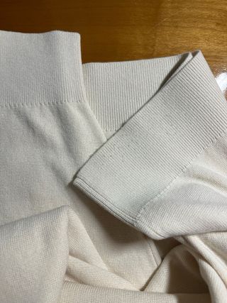 Polo Massimo Dutti Crema Talla M