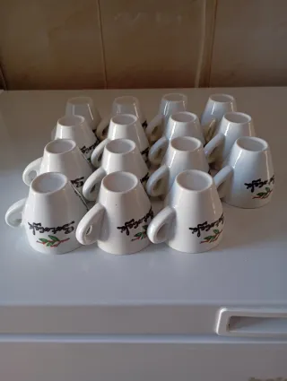 Tazas para café con leche de porcelana