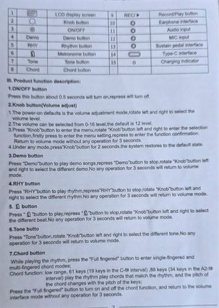 Piano Plegable Teclado Digital