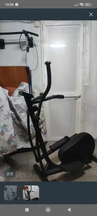 Bicicleta Elíptica Negra