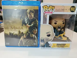 Blu-ray La Momia Trilogía + Funko Pop Imhotep