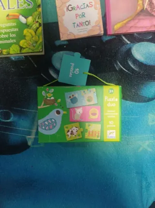 Kit libros y puzle niños pequeños