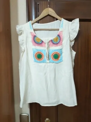 Camiseta sin mangas, talla L