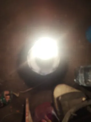 Lámpara Vintage Porcelana Azul y Blanca