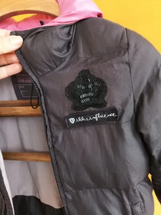 Chaqueta niña negra talla 7/8 años