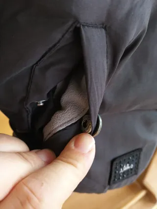 Chaqueta niña negra talla 7/8 años