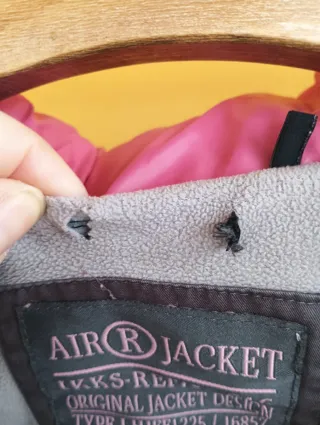 Chaqueta niña negra talla 7/8 años