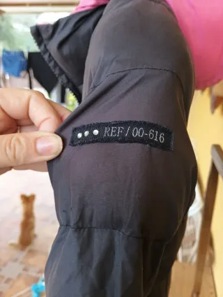 Chaqueta niña negra talla 7/8 años