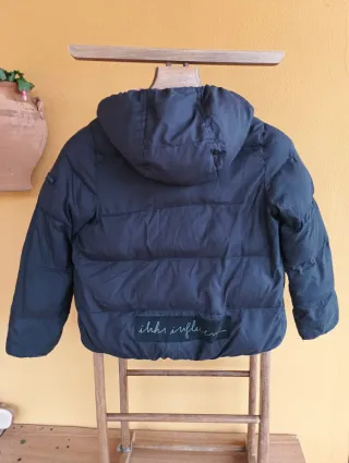 Chaqueta niña negra talla 7/8 años