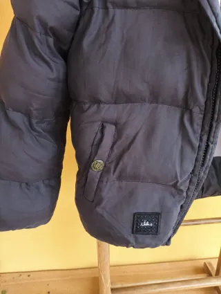 Chaqueta niña negra talla 7/8 años