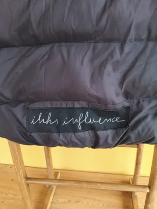 Chaqueta niña negra talla 7/8 años