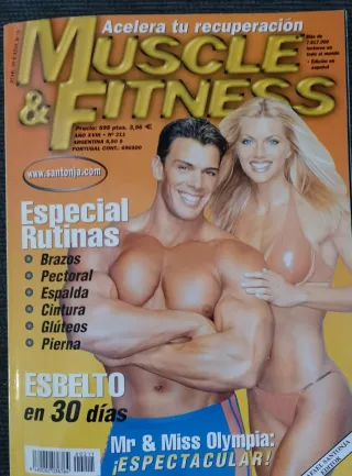Revista culturismo Muscle & Fitness (2 ) 211 y 216