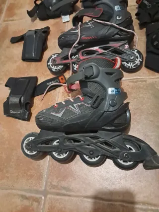 Patines en línea infantiles + protecciones