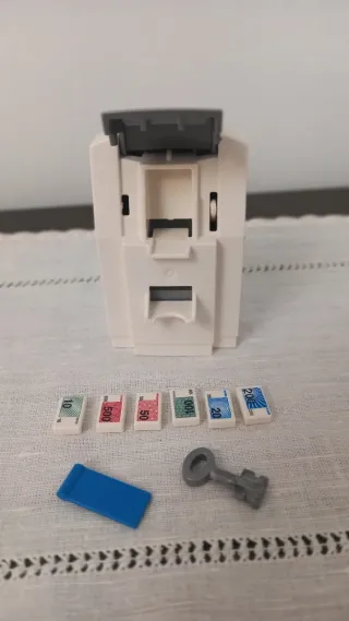 Cajero Playmobil con accesorios