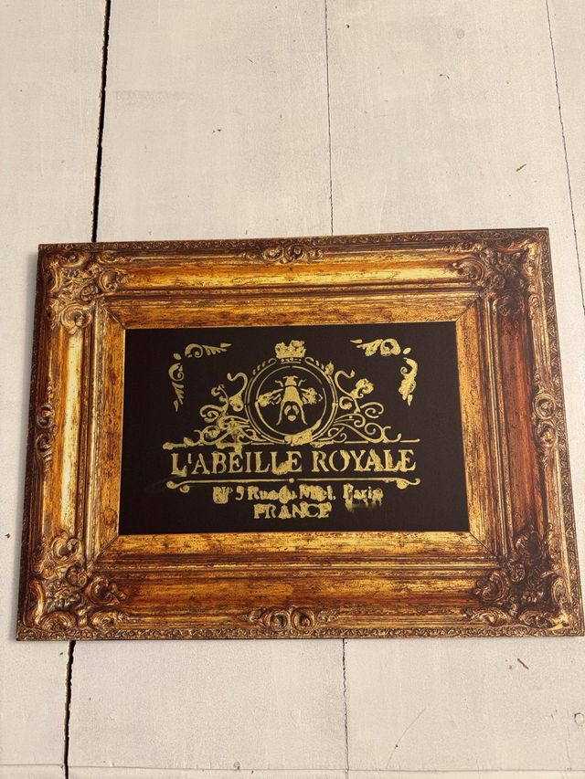 Cuadro Decorativo L'abeille Royale Marco Dorado
