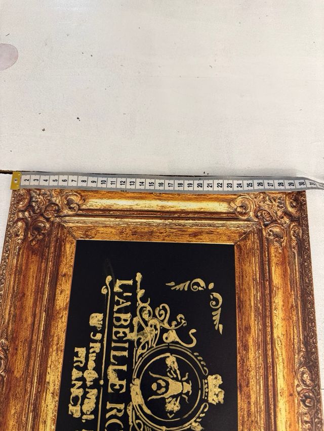 Cuadro Decorativo L'abeille Royale Marco Dorado