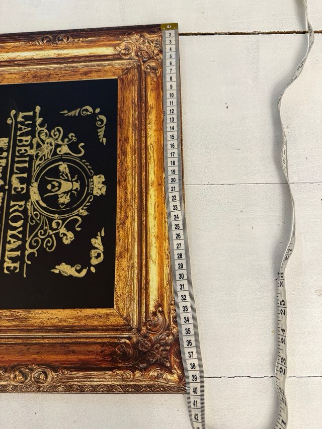 Cuadro Decorativo L'abeille Royale Marco Dorado