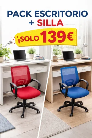 Pack Escritorio + Silla 139€