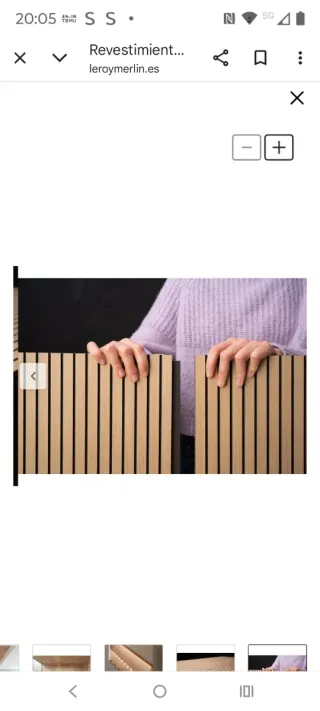 2 Placas Revestimiento Pared Madera