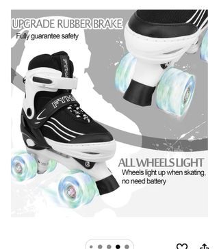 patines cuatro ruedas con luces