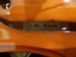 Viola Günter Klaus con arco y funda