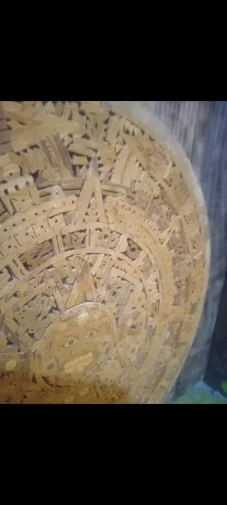 Calendario Azteca madera