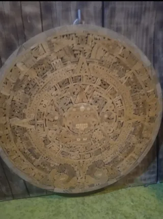 Calendario Azteca madera