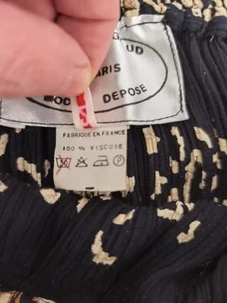 Falda vintage elástica estampada