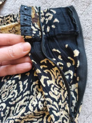 Falda vintage elástica estampada