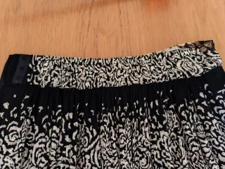 Falda vintage elástica estampada