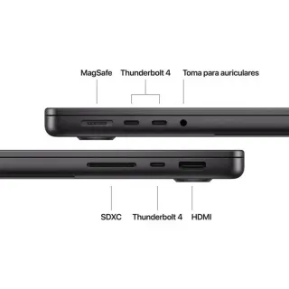 MacBook Pro 14 M5 24GB 1TB 10-Core GPU Negro