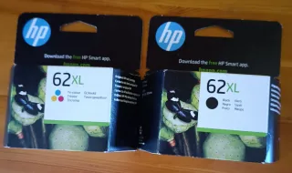 Cartuchos Tinta HP 62XL (Negro y Tricolor)