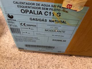 Termo calentador de agua Gas Natural