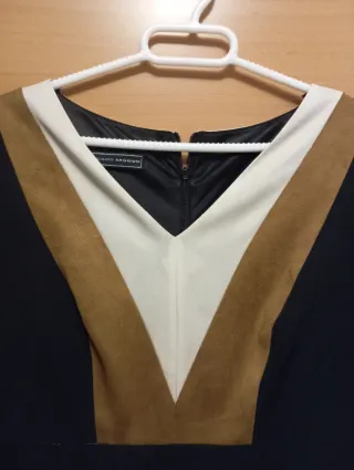 Vestido Arggido Manga Corta Talla L