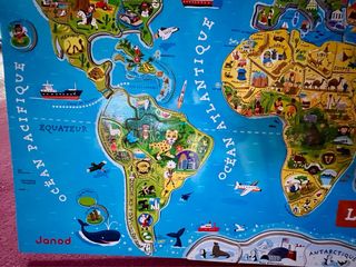 Puzzle magnético Janod Le Monde