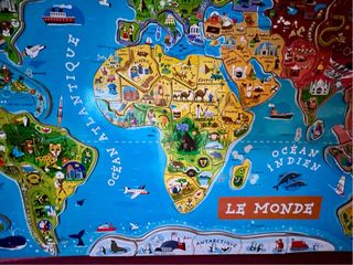 Puzzle magnético Janod Le Monde