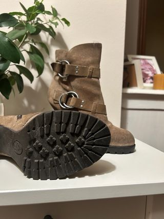 Botines ASH ante hebillas tacón