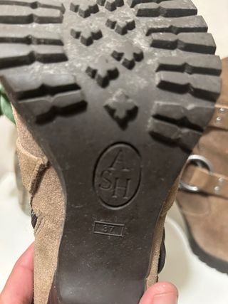 Botines ASH ante hebillas tacón