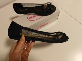 Bailarinas Graceland fiesta negras talla 39