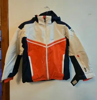 Traje de esquí con tirantes azul
