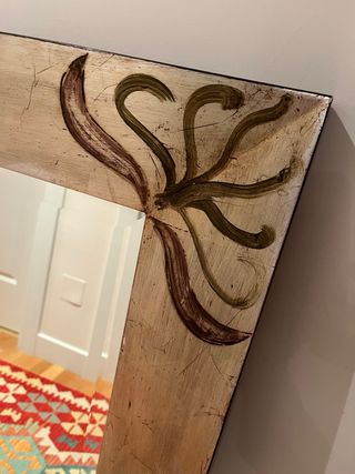 Espejo decorativo marco plateado