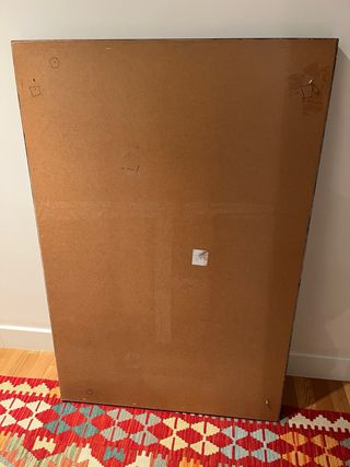 Espejo decorativo marco plateado