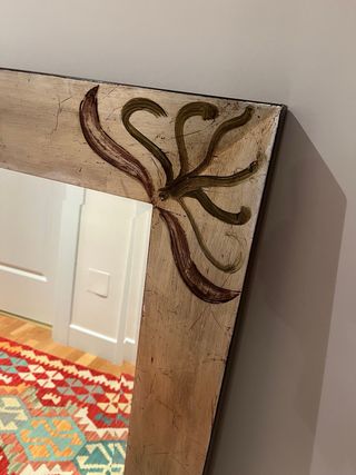 Espejo decorativo marco plateado