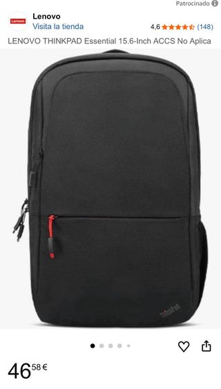 Mochila Portátil ThinkPad Negra