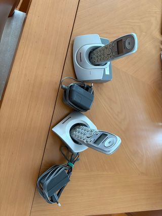Teléfonos Inalámbricos Panasonic (2 Unidades)