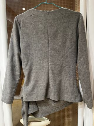 Camisa Zara gris Talla M