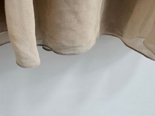 Vestido de fiesta beige y dorado