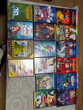Lote DVDs Disney Clásicos y Pixar