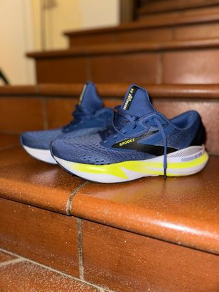 Scarpe da running Brooks blu e gialle