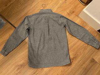 Camisa Scalpers cuadros vichy negros T14